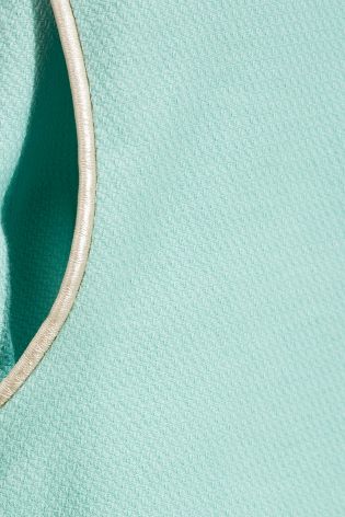 Mint Collar Detail Shift Dress (3mths-6yrs)